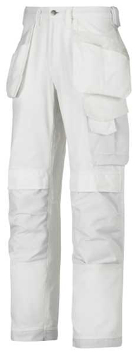 Canvas+T Bundhose, Gr. 160 weiß mit Holstertaschen Canvas+T Bundhose, Gr. 160 weiß mit Holstertaschen