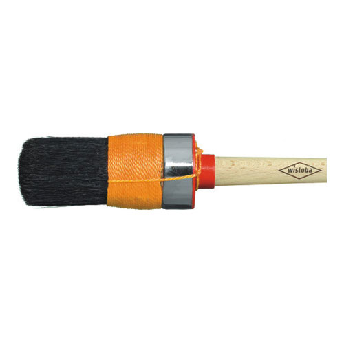 Wistoba Ringpinsel, "Spitzenqualität" schwarz, gelber Vorband, Gr.04 Wistoba Ringpinsel, "Spitzenqualität" schwarz, gelber Vorband, Gr.04