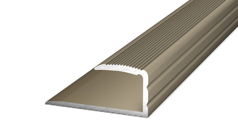 PRINZ Laminatabschlussprofil Nr. 250, 7 - 9 mm, 270 cm, edelstahloptik