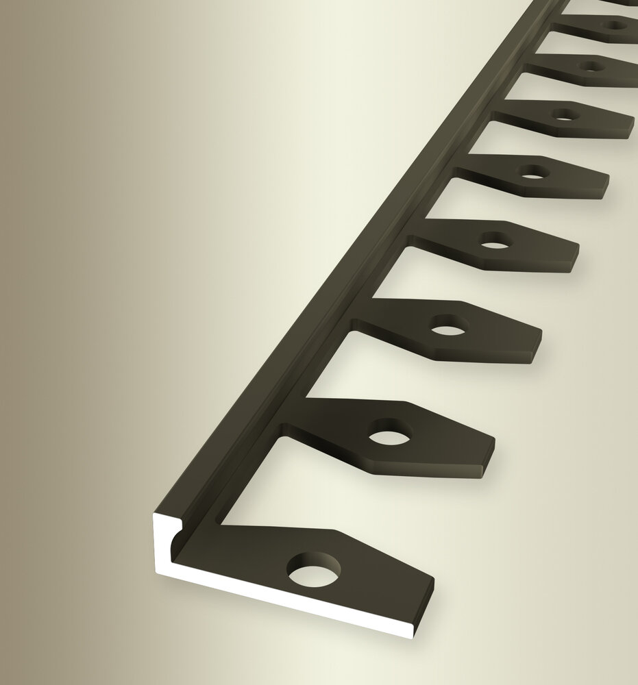 Küberit E-B Fliesenabschlussprofil Typ 299, 250 cm, bronze (F6) Küberit E-B Fliesenabschlussprofil Typ 299, 250 cm, bronze (F6)
