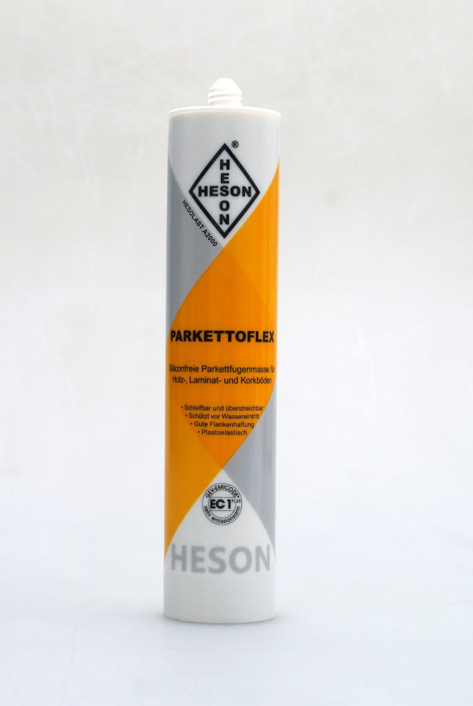 Hesolast A 2000 - Parkettoflex - Fugenmasse 310 ml elastisch, silikonfrei, überstreichbar, Schwarz (118) Hesolast A 2000 - Parkettoflex - Fugenmasse 310 ml elastisch, silikonfrei, überstreichbar, Schwarz (118)