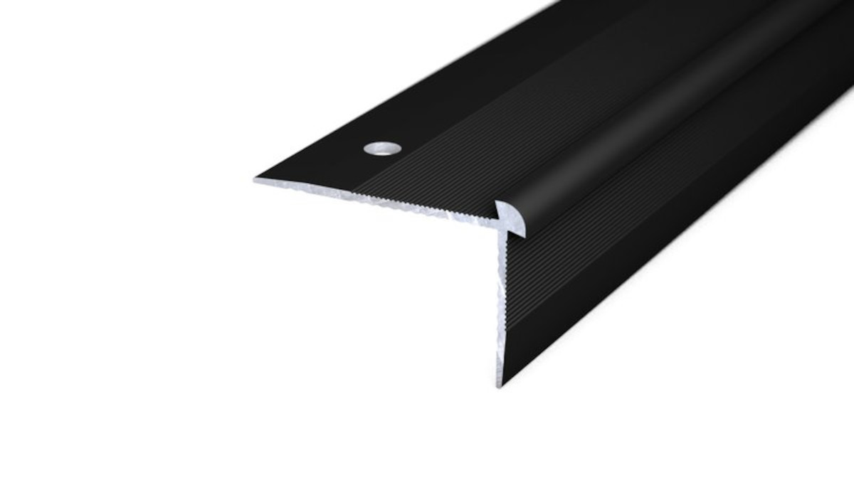 PRINZ Treppenkantenprofil Nr. 287, 2.5 x 39.5 x 25.5 mm, 250 cm, schwarz (RAL 9005) PRINZ Treppenkantenprofil Nr. 287, 2.5 x 39.5 x 25.5 mm, 250 cm, schwarz (RAL 9005)