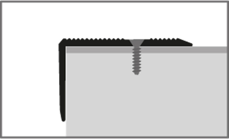 Küberit Alu Winkelprofil Typ 229, 100 cm, sand (F9) Küberit Alu Winkelprofil Typ 229, 100 cm, sand (F9)