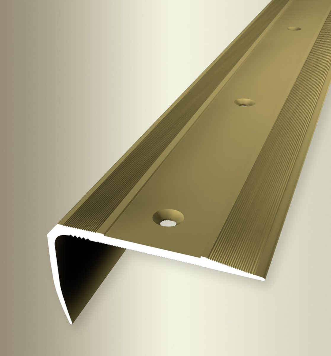 Küberit "Reno TK" Treppenkantenprofil Typ 712, 53 x 23 mm, 500 cm, gold (F5)