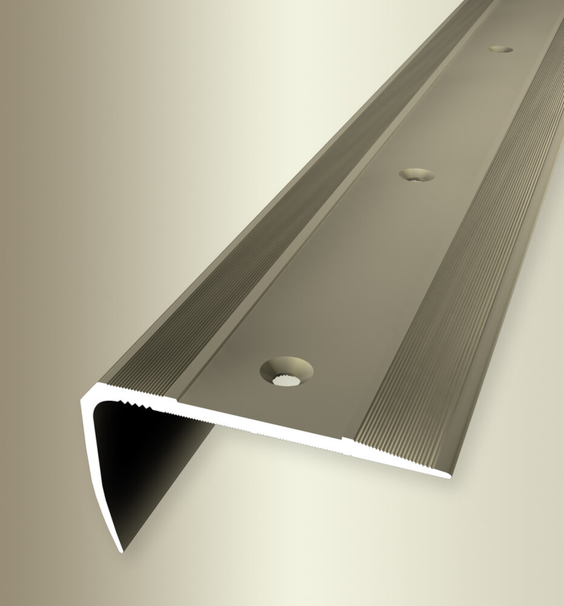 Küberit "Reno TK" Treppenkantenprofil Typ 712, 53 x 23 mm, 500 cm, sand (F9) Küberit "Reno TK" Treppenkantenprofil Typ 712, 53 x 23 mm, 500 cm, sand (F9)