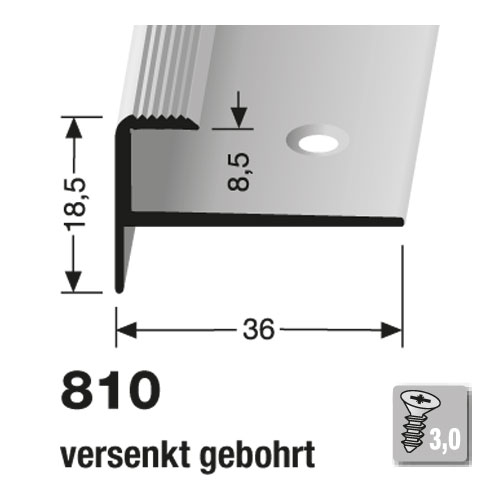 Küberit Alu Einfassprofil Typ 810 Küberit Alu Einfassprofil Typ 810