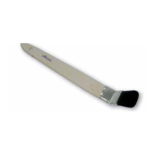 Friess Plattpinsel gebogen 10 mm Reine schwarze Chinaborste Friess Plattpinsel gebogen 10 mm Reine schwarze Chinaborste