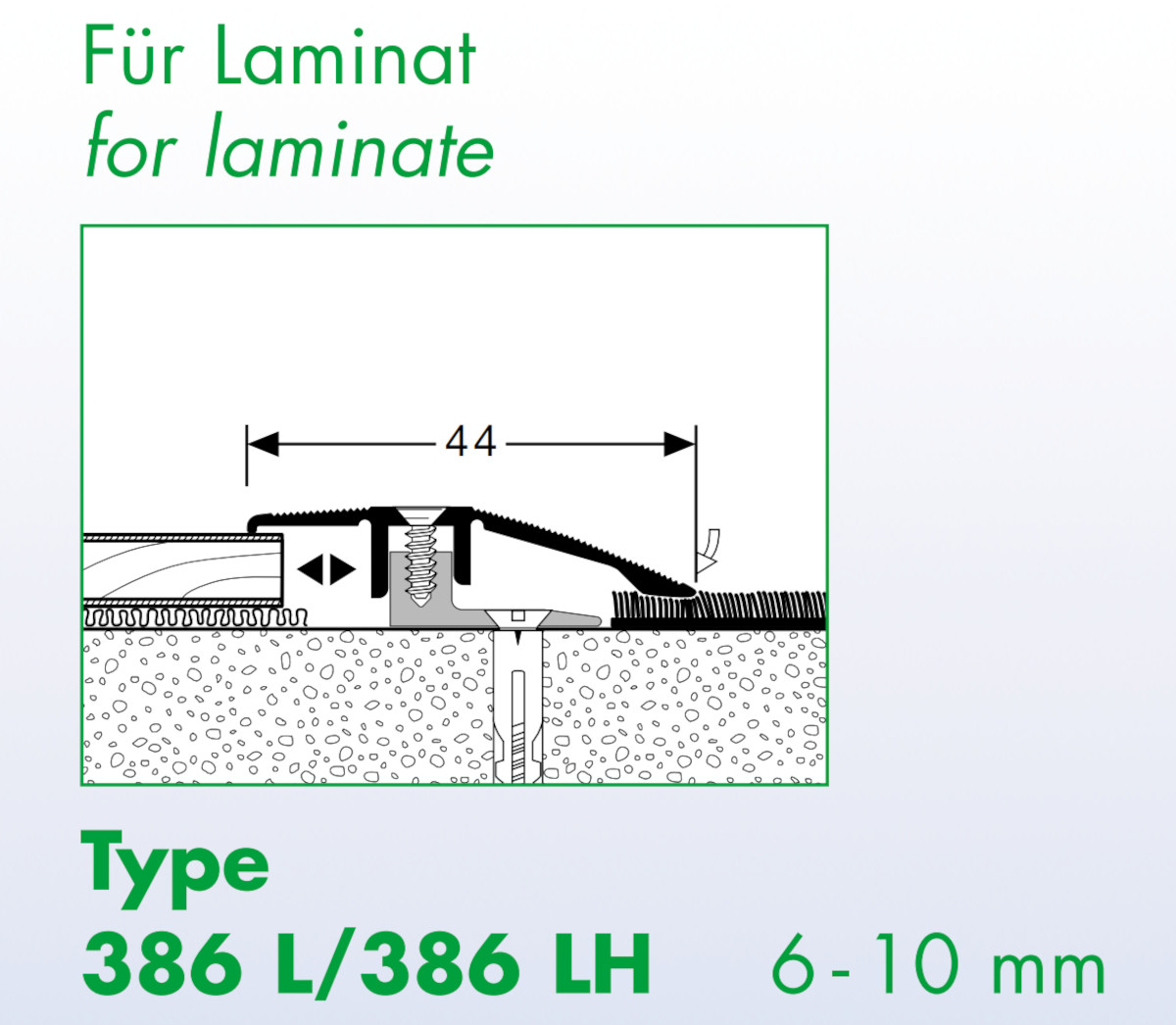 Küberit Anpassungsprofil Typ 386-LH, 6-10 mm, 90 cm, buche dkl (H20) Küberit Anpassungsprofil Typ 386-LH, 6-10 mm, 90 cm, buche dkl (H20)