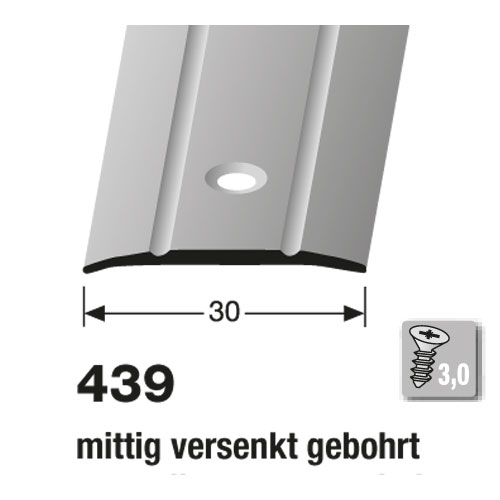 Küberit Übergangsprofil 30 mm Typ 439, 90 cm, gold (F5) Küberit Übergangsprofil 30 mm Typ 439, 90 cm, gold (F5)