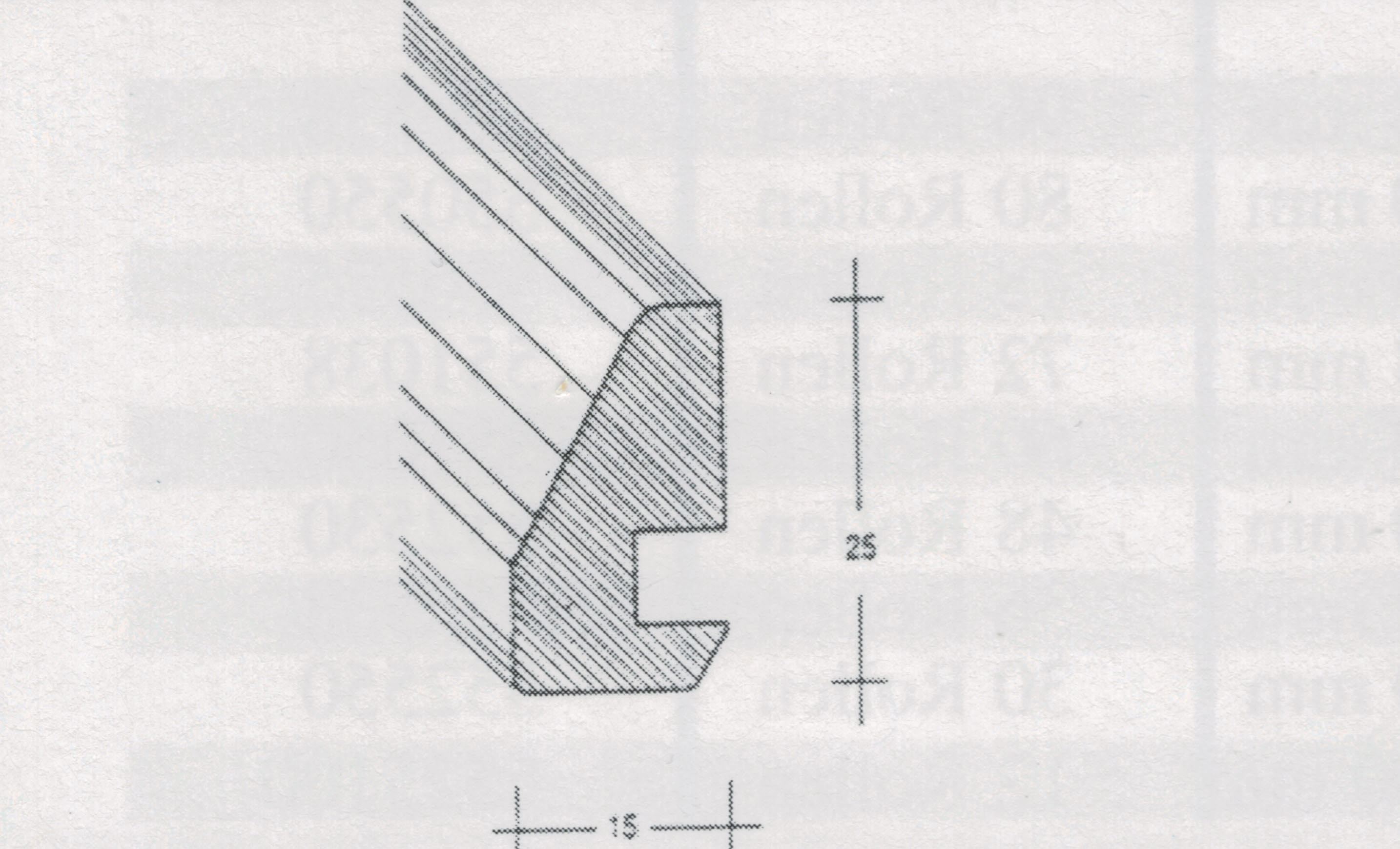 Holzleiste 15 x 25 mm, Eiche, 240 cm Holzleiste 15 x 25 mm, Eiche, 240 cm