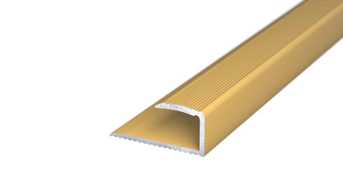 PRINZ Laminatabschlussprofil Nr. 250, 7 - 9 mm, 270 cm, gold PRINZ Laminatabschlussprofil Nr. 250, 7 - 9 mm, 270 cm, gold