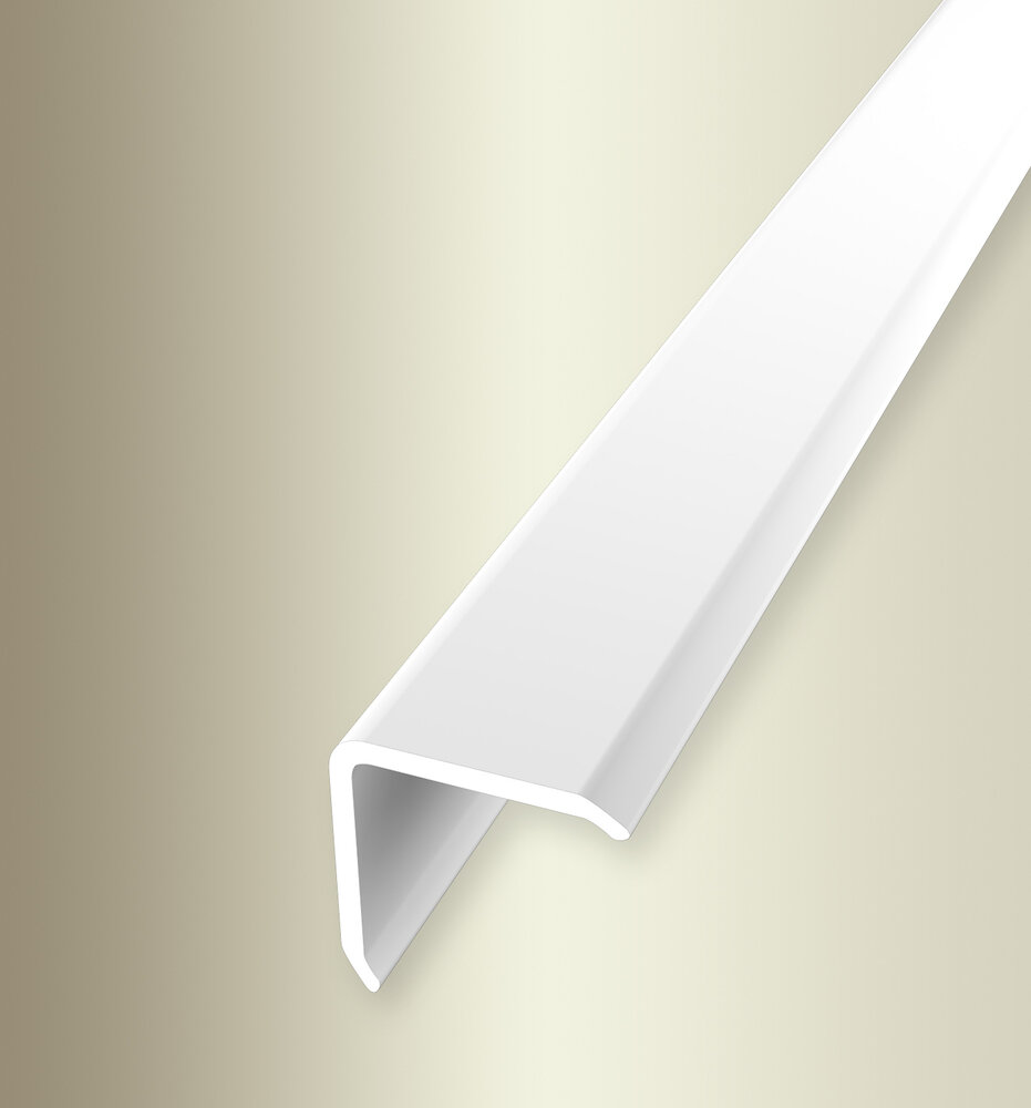 Küberit Eckschutzwinkel 20 x 20 mm Typ 271 U, 250 cm, weiß (F15) Küberit Eckschutzwinkel 20 x 20 mm Typ 271 U, 250 cm, weiß (F15)