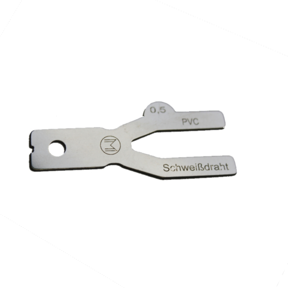 Mozart Distanzgabel 0,5 mm für Mozart Abstoßmesser, 60 x 21 x 0.50 mm PVC Mozart Distanzgabel 0,5 mm für Mozart Abstoßmesser, 60 x 21 x 0.50 mm PVC