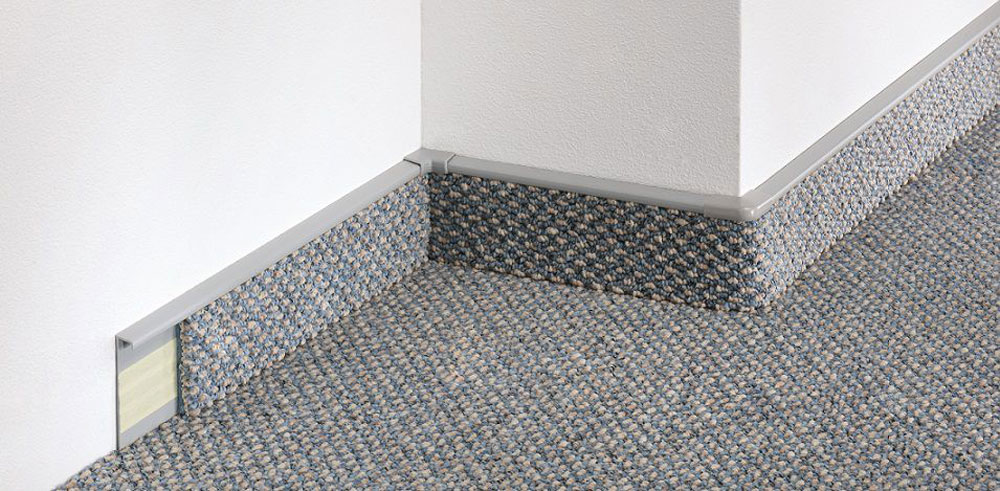 BOLTA Teppichsockelleiste ohne Steg 450 cm, weiß (0101) 7 x 55 mm BOLTA Teppichsockelleiste ohne Steg 450 cm, weiß (0101) 7 x 55 mm