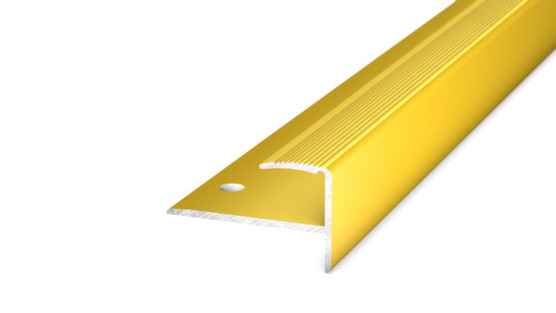 PRINZ Treppenkantenprofil Nr. 275, 15 x 22 mm, 250 cm, gold PRINZ Treppenkantenprofil Nr. 275, 15 x 22 mm, 250 cm, gold