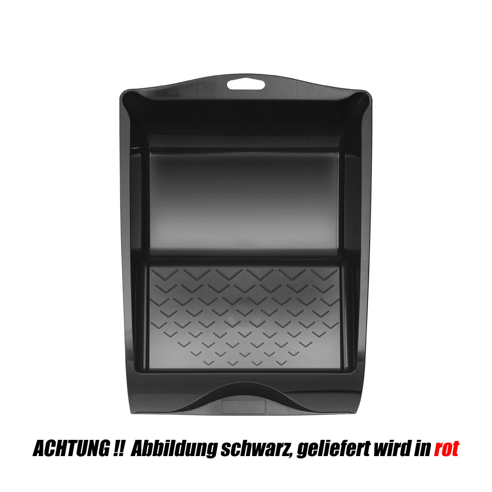 Farbwanne 20 x 22 cm Kunstoff rot Farbwanne 20 x 22 cm Kunstoff rot