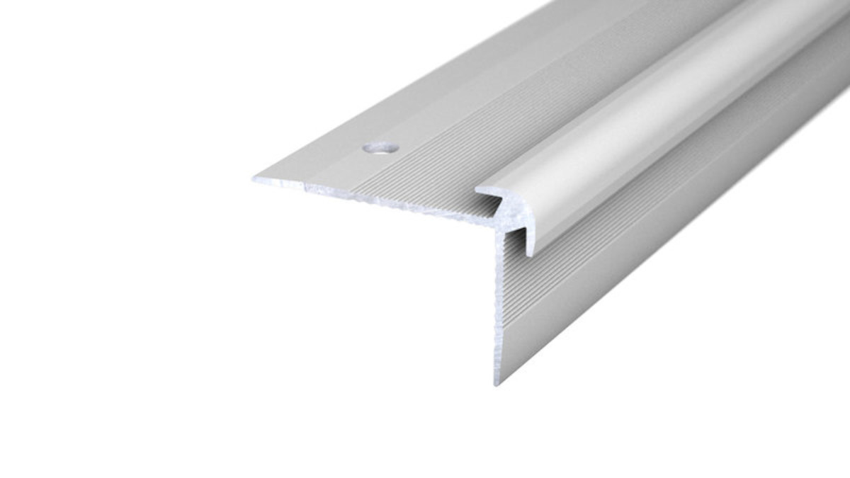 PRINZ Treppenkantenprofil mit Einschub Nr. 289, 41 x 27 mm, 250 cm, silber