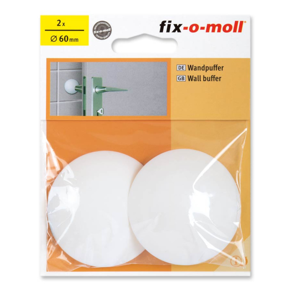 fix-o-moll Wandpuffer Ø 60 mm weiß - SB 2 Stück fix-o-moll Wandpuffer Ø 60 mm weiß - SB 2 Stück
