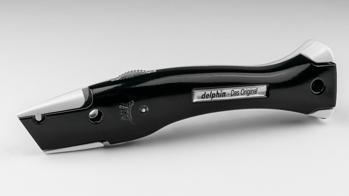 Delphin® 03 - Universalmesser Das Original, Club-Edition 2-farbig, schwarz-weiß