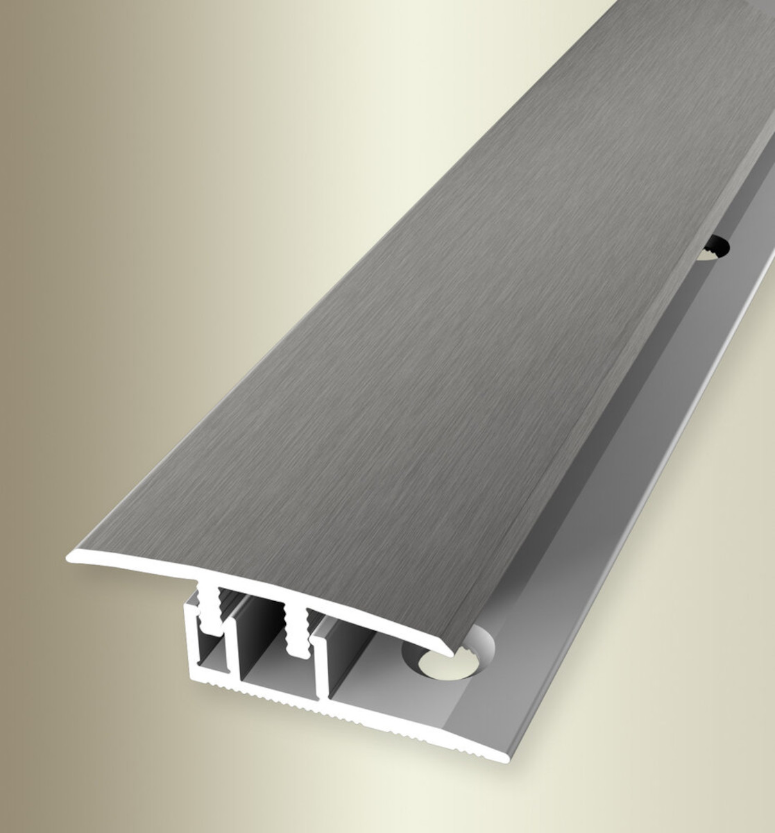 Küberit Übergangsprofil Design-Clip® Plus Typ 678, 100 cm, edehlstahloptik f.g. (F2G) Küberit Übergangsprofil Design-Clip® Plus Typ 678, 100 cm, edehlstahloptik f.g. (F2G)