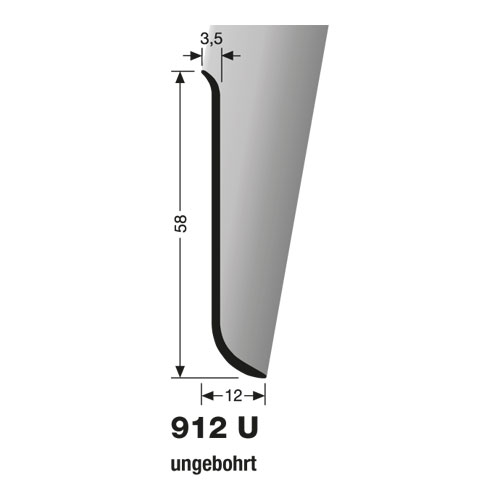 Küberit Alu Sockelleiste Typ 912 U Küberit Alu Sockelleiste Typ 912 U