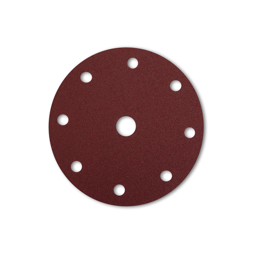 STARCKE Klettscheiben Ø 150 mm 732EK 8+1 Loch, Form 617, Korn 060 STARCKE Klettscheiben Ø 150 mm 732EK 8+1 Loch, Form 617, Korn 060