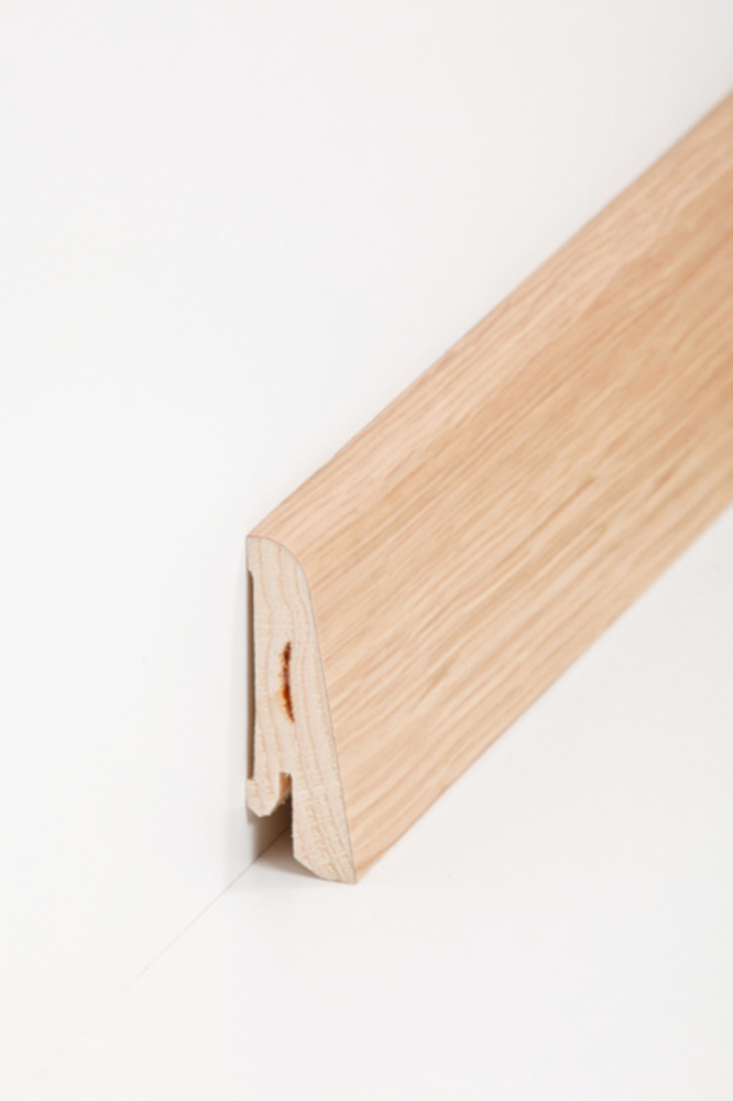 SÜDBROCK Holz-Fußleiste 20 x 58 mm, Echtholz furniert, Eiche (01), 250 cm SÜDBROCK Holz-Fußleiste 20 x 58 mm, Echtholz furniert, Eiche (01), 250 cm
