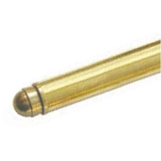 Küberit Treppenstange Typ 733, mit Eichelknöpfen, massiv, Ø 11 mm, 80 cm, Messing glanz vernickelt Küberit Treppenstange Typ 733, mit Eichelknöpfen, massiv, Ø 11 mm, 80 cm, Messing glanz vernickelt