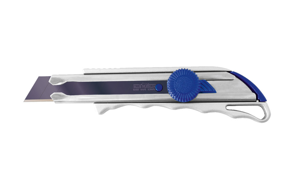 Blue Marlin 8000 Cuttermesser (Abbrechmesser) 18 mm mit Feststellrad Blue Marlin 8000 Cuttermesser (Abbrechmesser) 18 mm mit Feststellrad