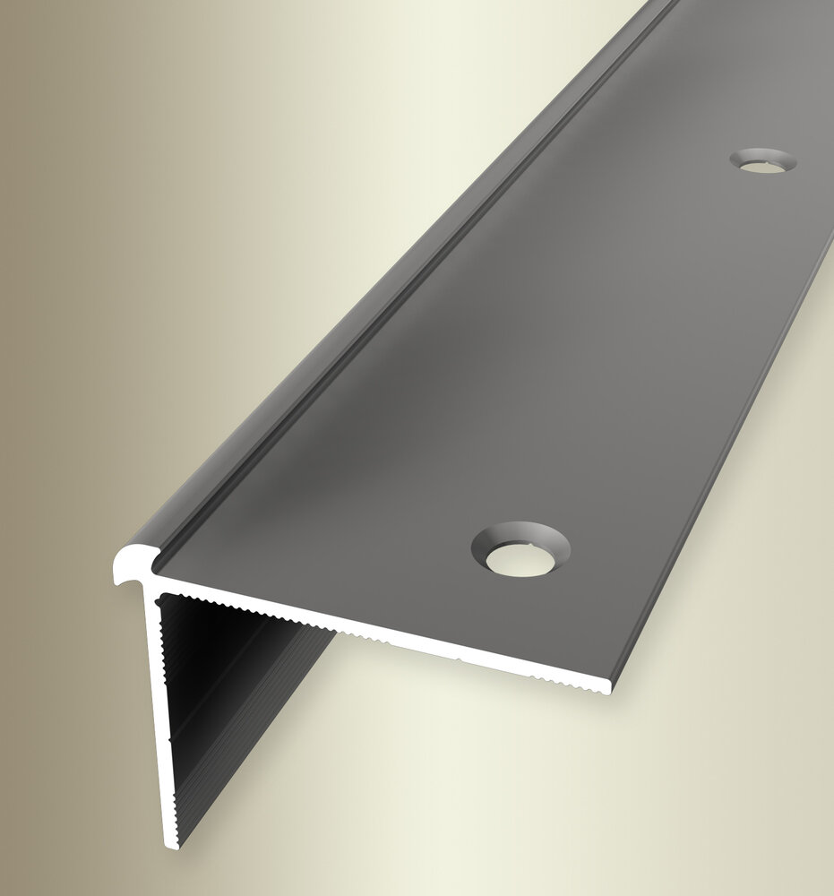 Küberit Alu Treppenkantenprofil Typ 870, 100 cm, edelstahloptik (F2) Küberit Alu Treppenkantenprofil Typ 870, 100 cm, edelstahloptik (F2)