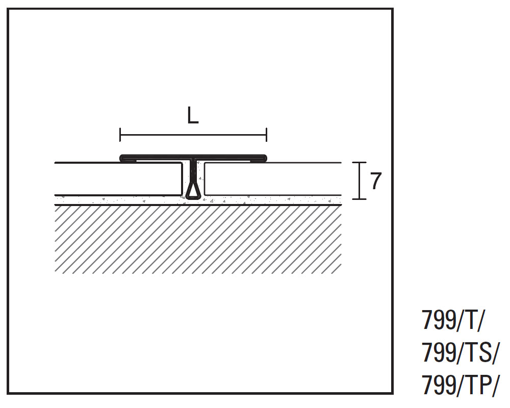 Profilpas Projoint T - Trenn- und Dekorationsprofil 14 / 7 mm, edelstahl gebürstet, 270 cm Profilpas Projoint T - Trenn- und Dekorationsprofil 14 / 7 mm, edelstahl gebürstet, 270 cm