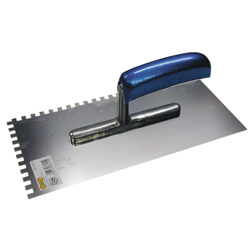 Amerikanische Glättekelle ROSTFREI, gezahnt, 6 x 6 mm