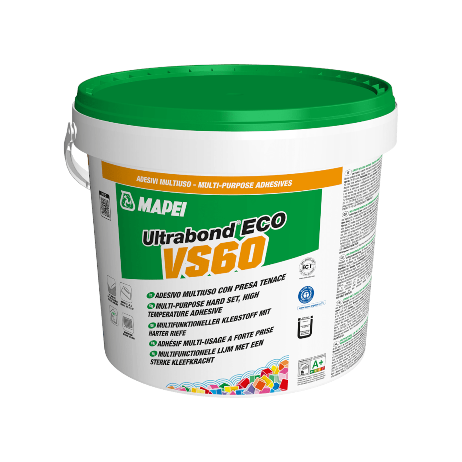 MAPEI Ultrabond Eco VS60 - Multifunktionsklebstoff - 16 kg MAPEI Ultrabond Eco VS60 - Multifunktionsklebstoff - 16 kg
