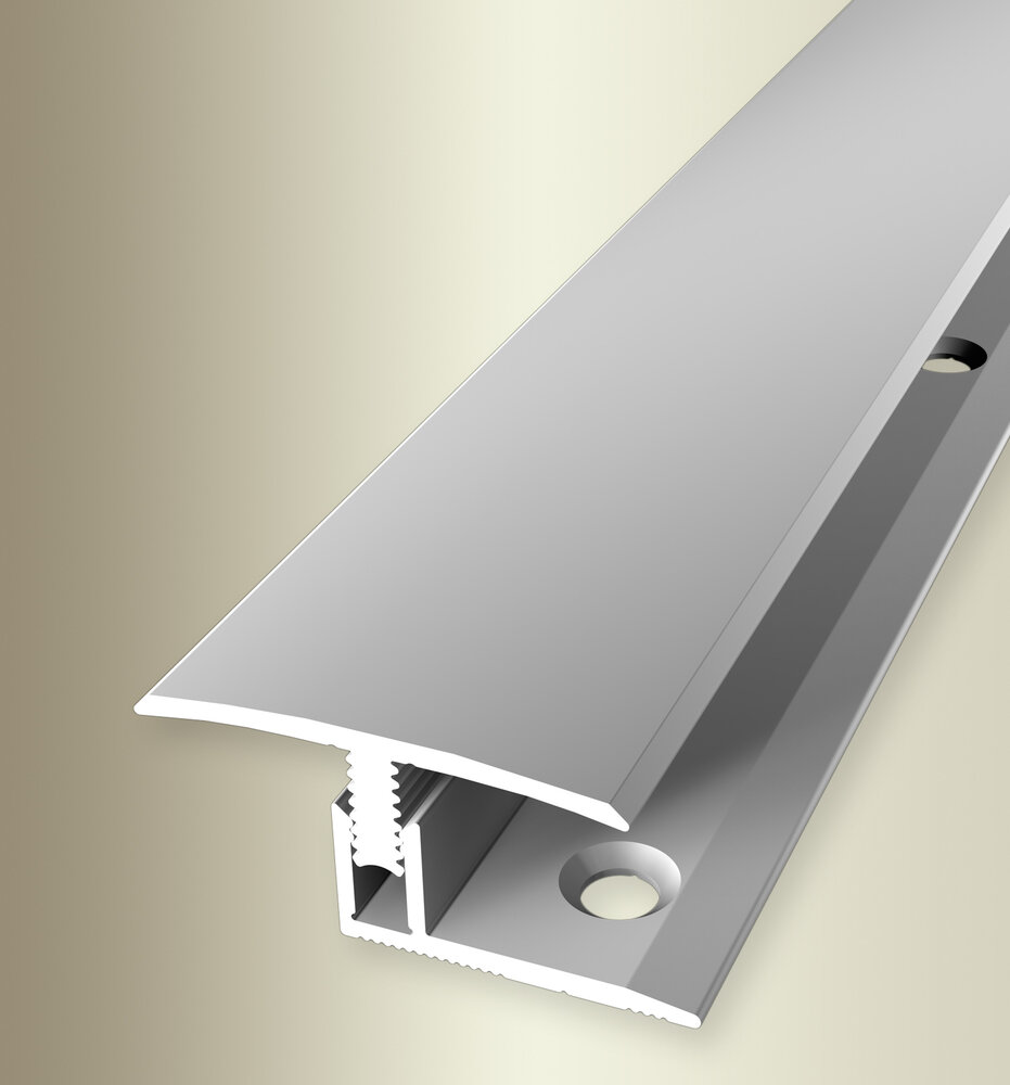 Küberit Übergangsprofil Mono-Clip Typ 558, 100 cm, silber (F4)