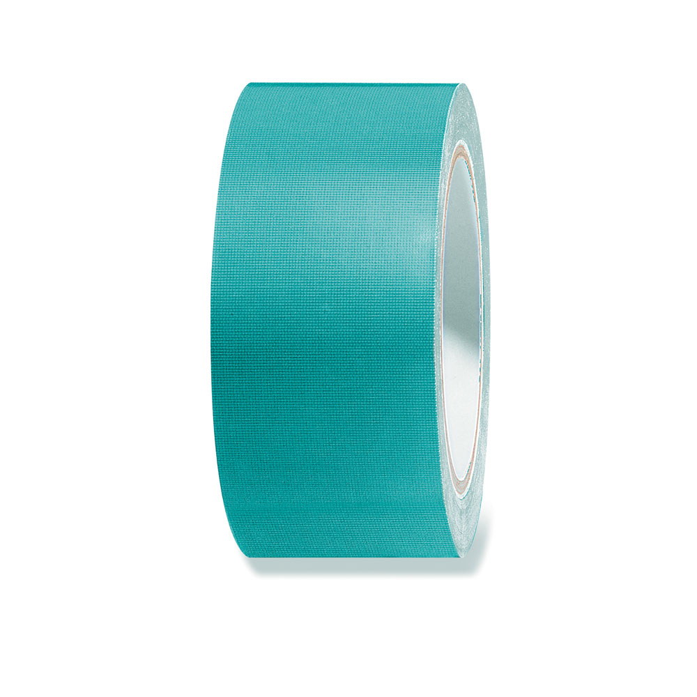 Gewebeband 50 mm x 25 m, hellblau, dick, UV21, hohe Klebkraft Gewebeband 50 mm x 25 m, hellblau, dick, UV21, hohe Klebkraft
