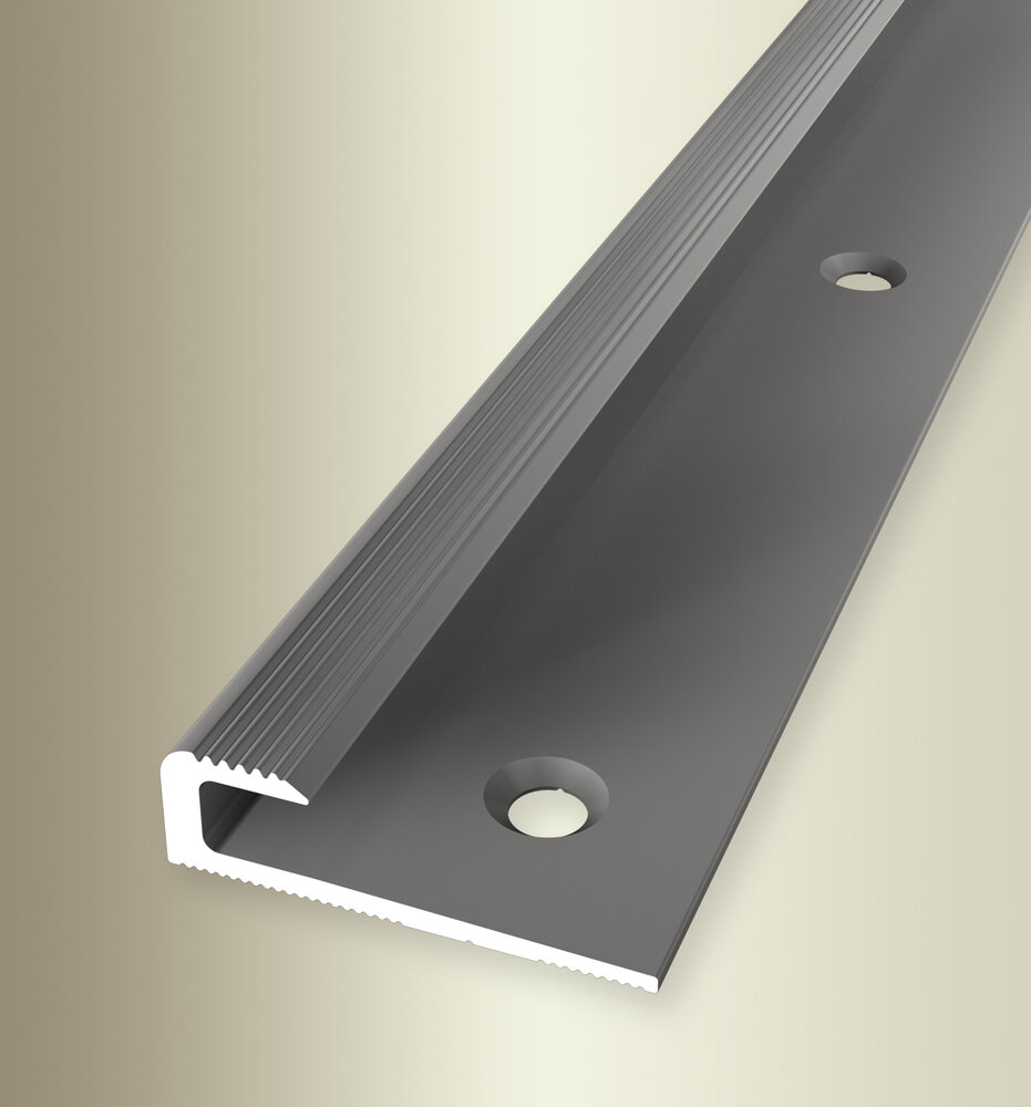 Küberit Alu Einfassprofil Typ 806, 100 cm, edelstahloptik (F2)