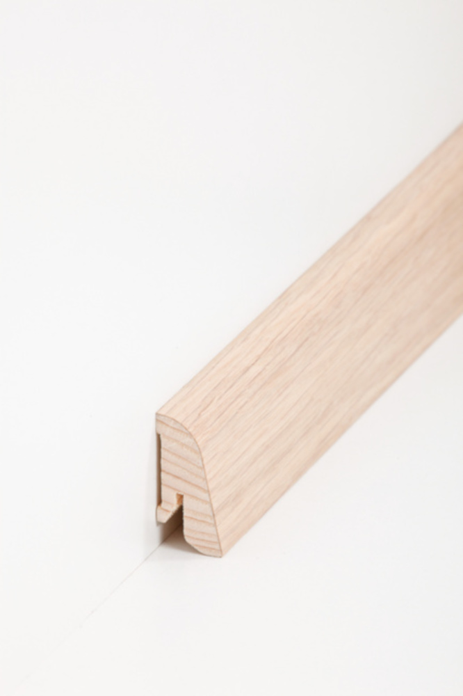 SÜDBROCK Holz - Fußleiste 19 x 38 mm, Echtholz furniert, Eiche roh, 250 cm SÜDBROCK Holz - Fußleiste 19 x 38 mm, Echtholz furniert, Eiche roh, 250 cm