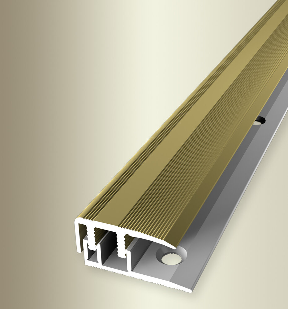 Küberit Abschlussprofil Euro-Clip Typ 587 L, 300 cm, gold (F5) Küberit Abschlussprofil Euro-Clip Typ 587 L, 300 cm, gold (F5)
