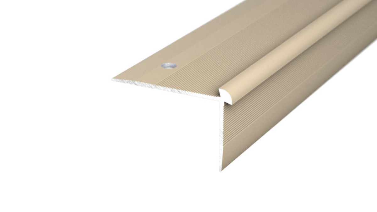 PRINZ Treppenkantenprofil Nr. 287, 2.5 x 39.5 x 25.5 mm, 250 cm, sahara PRINZ Treppenkantenprofil Nr. 287, 2.5 x 39.5 x 25.5 mm, 250 cm, sahara