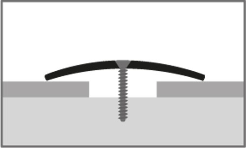 KÜBERIT Übergangsprofil 40 mm Typ 454, 100 cm, edelstahl gebürstet (F8G) KÜBERIT Übergangsprofil 40 mm Typ 454, 100 cm, edelstahl gebürstet (F8G)