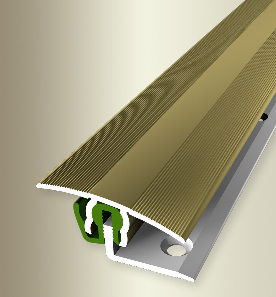 Küberit Übergangsprofil FCS®-788, 7 - 18 mm, Typ 788, 090 cm, gold (F5) Küberit Übergangsprofil FCS®-788, 7 - 18 mm, Typ 788, 090 cm, gold (F5)
