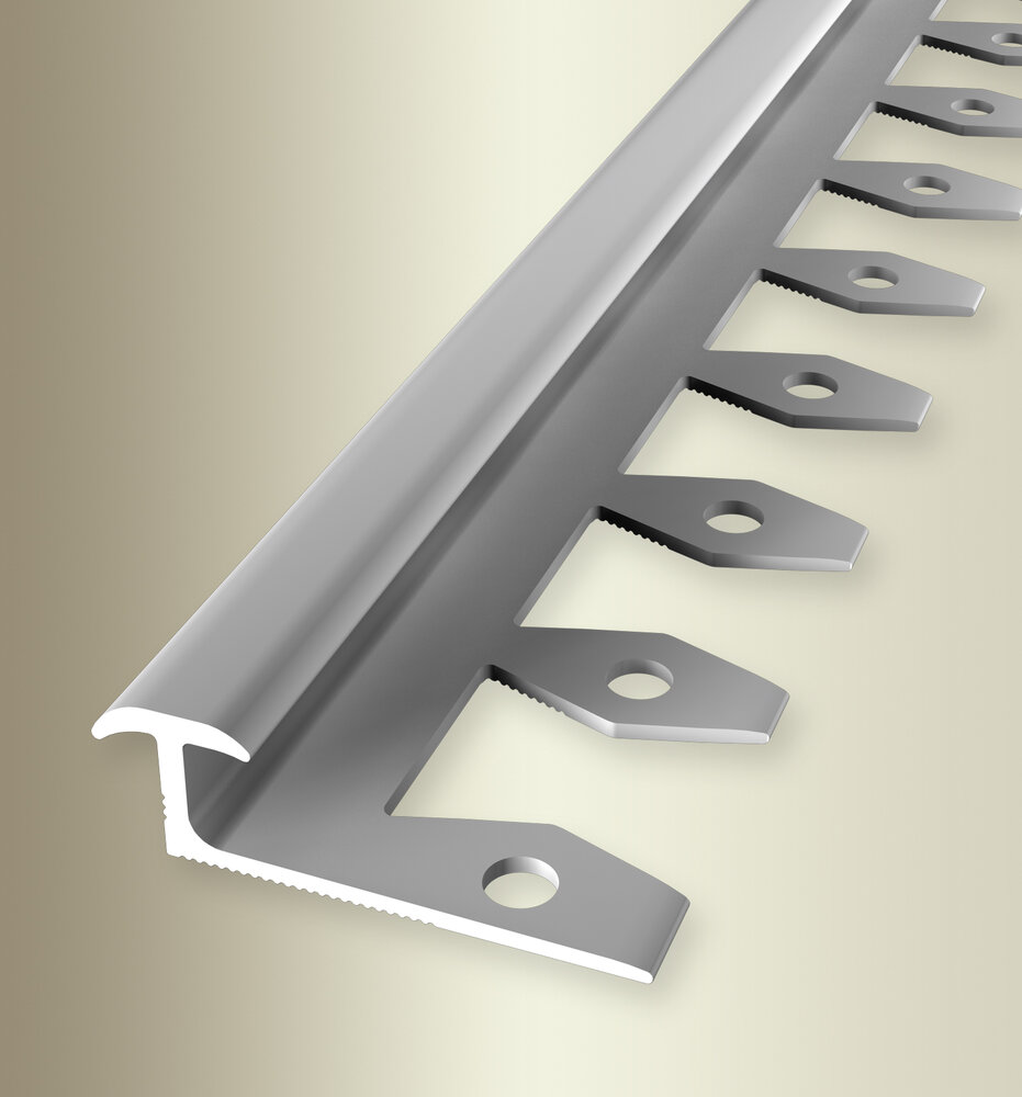 Küberit Einfassprofil Typ 345 EB, 300 cm, silber (F4) Küberit Einfassprofil Typ 345 EB, 300 cm, silber (F4)