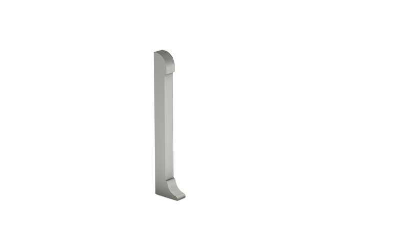 PRINZ Endstück links für Aluminium Sockelleiste Nr. 378, 11 x 60 mm, titanoptik PRINZ Endstück links für Aluminium Sockelleiste Nr. 378, 11 x 60 mm, titanoptik