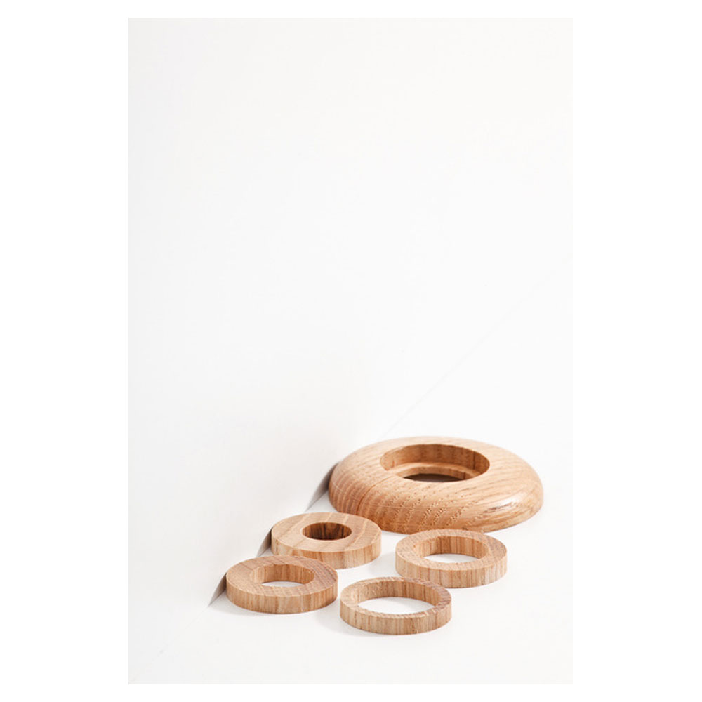 SÜDBROCK Heizkörper-Rosette 12 bis 22 mm, 4 Adapter, eiche SÜDBROCK Heizkörper-Rosette 12 bis 22 mm, 4 Adapter, eiche
