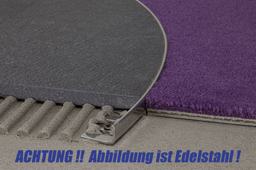 Profilpas Fliesenabschlußprofil (Trennschiene) biegbar 10 mm, Aluminium natur, 270 cm Profilpas Fliesenabschlußprofil (Trennschiene) biegbar 10 mm, Aluminium natur, 270 cm