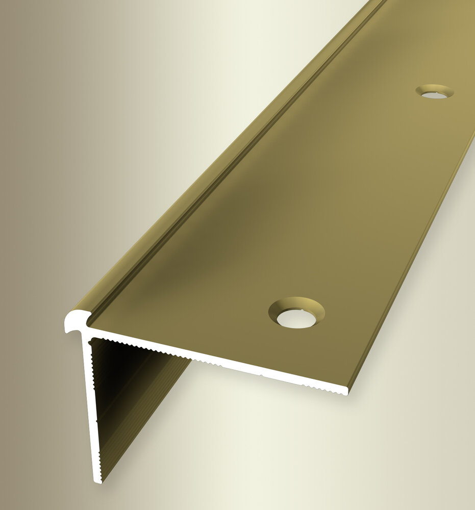 Küberit Alu Treppenkantenprofil Typ 870, 500 cm, gold (F5)