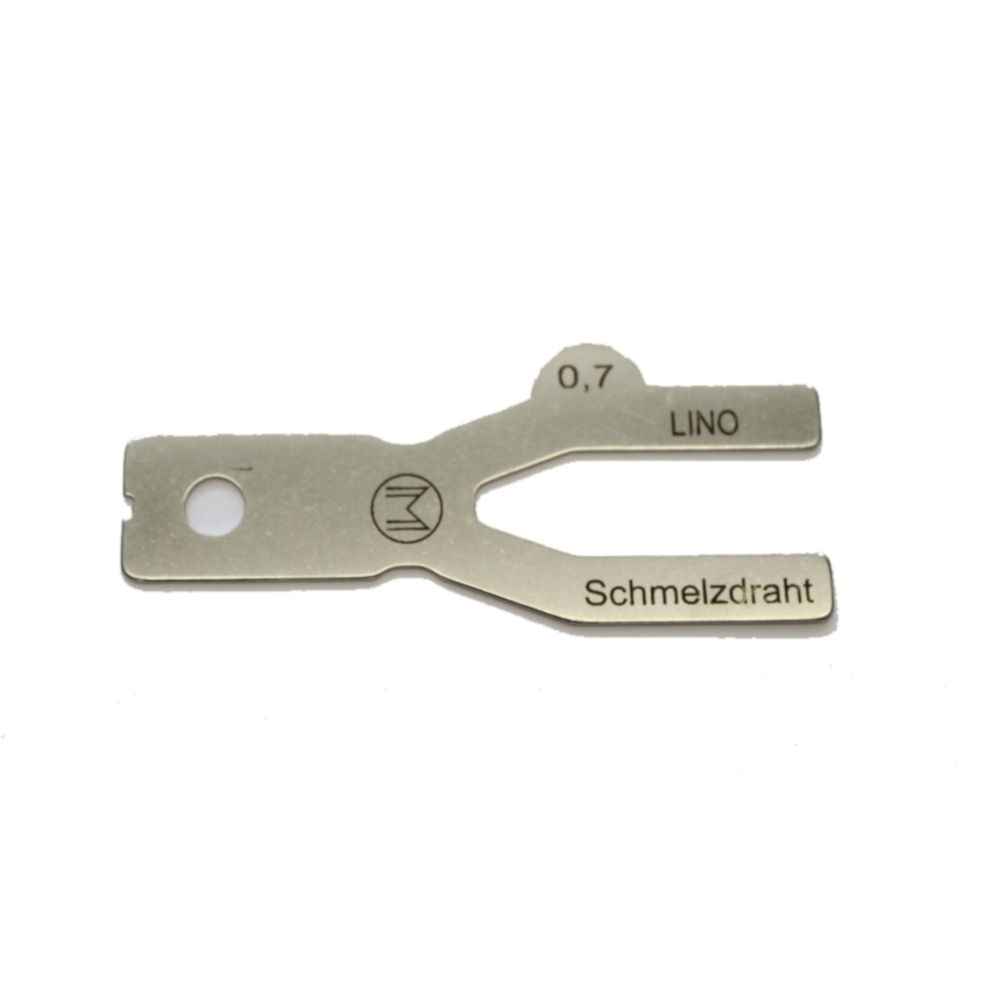 Mozart Distanzgabel 0,7 mm für Abstoßmesser 260001 60 x 21 x 0.70 mm LINO Mozart Distanzgabel 0,7 mm für Abstoßmesser 260001 60 x 21 x 0.70 mm LINO
