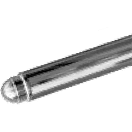 Küberit Treppenstange mit Eichelknöpfen, hohl, Ø 9 mm, 75 cm, Messing glanz vernickelt Küberit Treppenstange mit Eichelknöpfen, hohl, Ø 9 mm, 75 cm, Messing glanz vernickelt