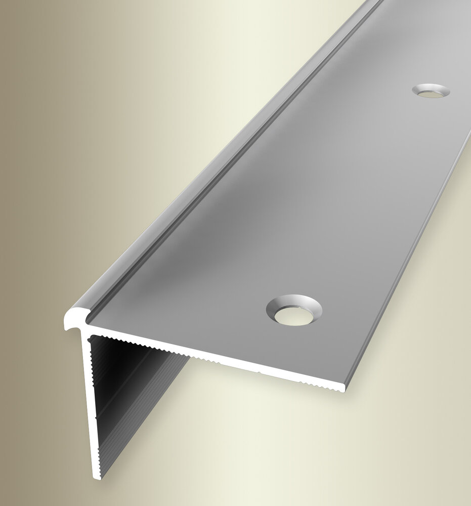 Küberit Alu Treppenkantenprofil Typ 871, 100 cm, silber (F4) Küberit Alu Treppenkantenprofil Typ 871, 100 cm, silber (F4)