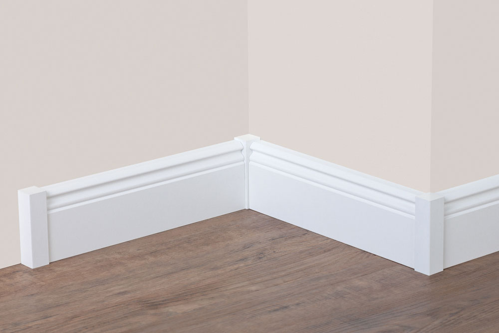 SÜDBROCK Universal-Holzecke 22 x 22 x 118 mm, weiß, 4 Stck. im Btl.